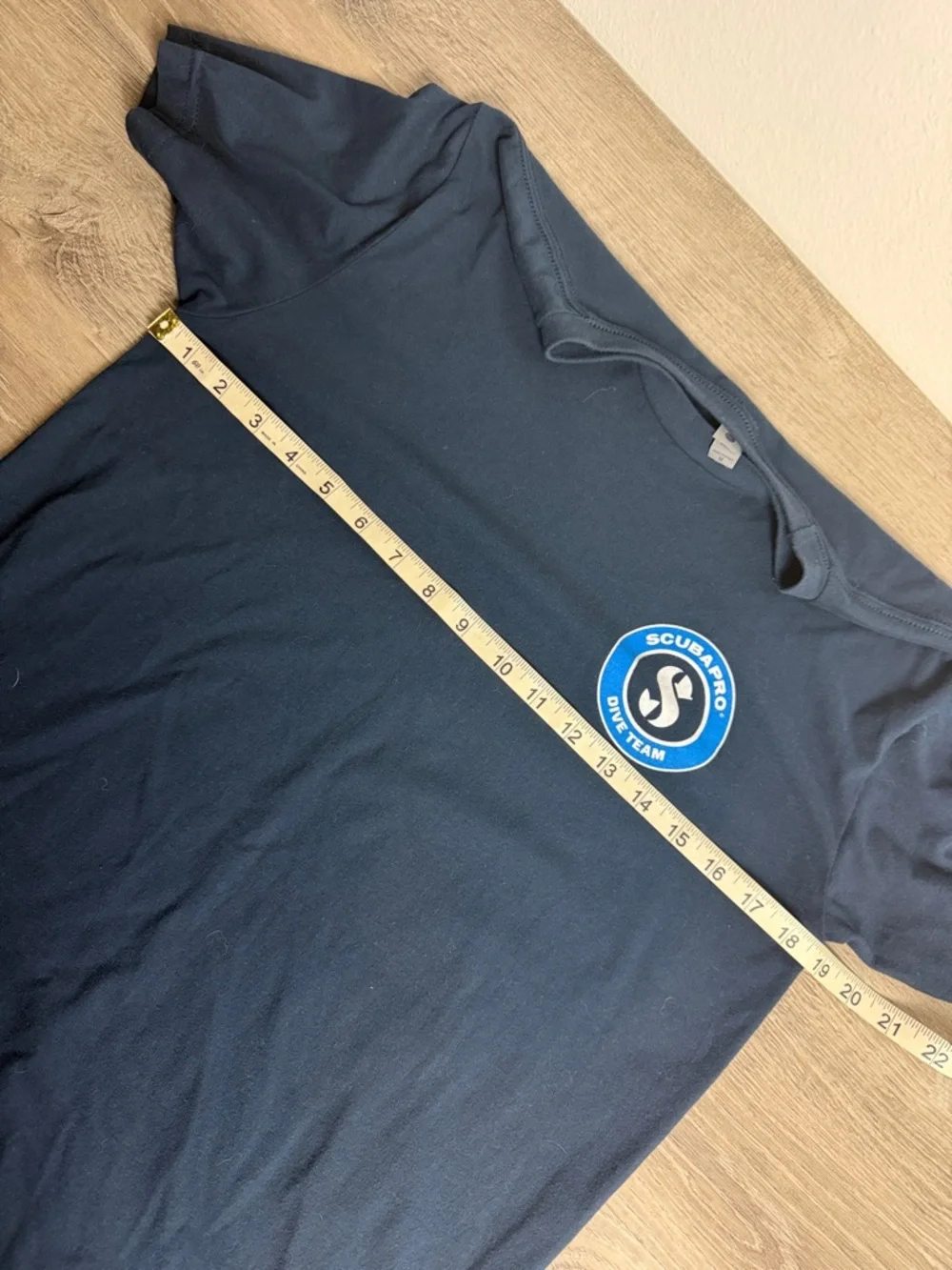 ScubaPro Diver Tee T-Shirt Navy Medium - Picture 4 of 5